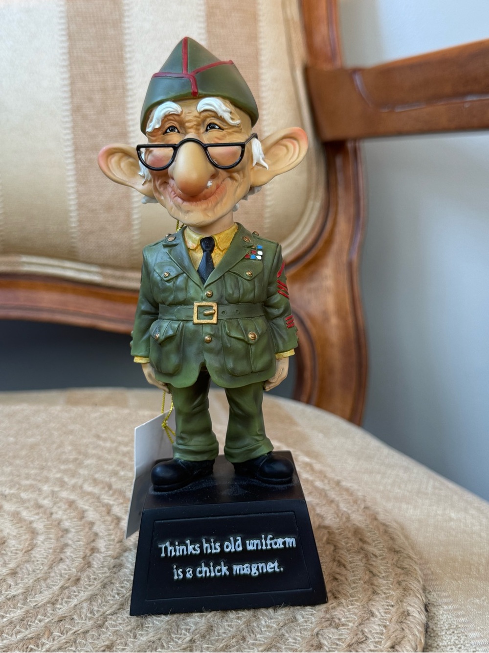 Westland Coots thinks his old uniform is a chick magnet Bobble Head